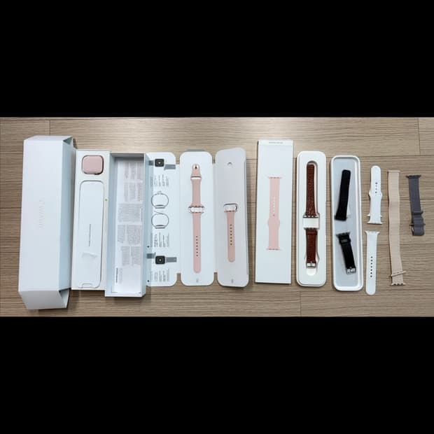 애플워치 5 40mm 로즈골드 배터리100%