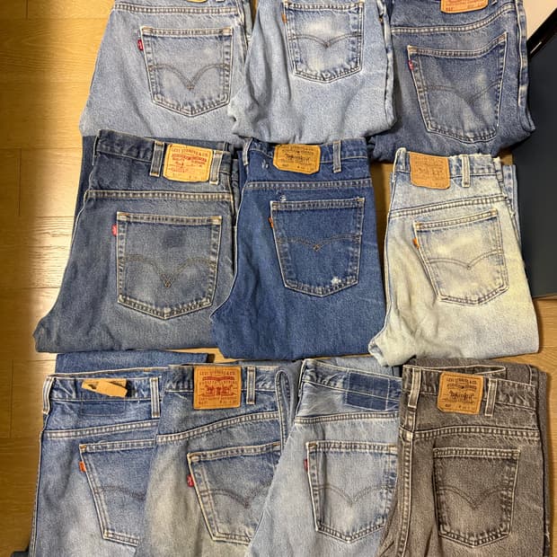Vintage Levi’s 517 등…