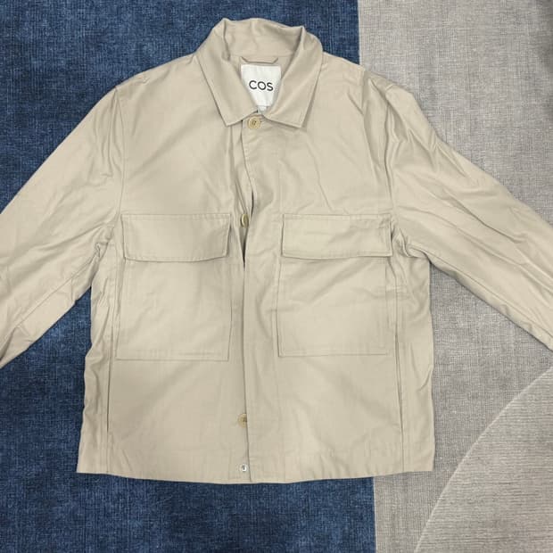 COS 코스 코튼 트윌 유틸리티 오버셔츠