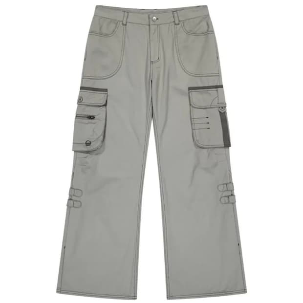 코이세이오 빅포켓 카고 팬츠 라이트 카키 1