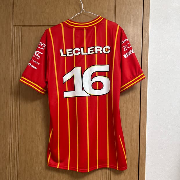 스쿠데리아 페라리 에프원 f1 샤를 르끌레르 축구 져지 유니폼 반팔 티