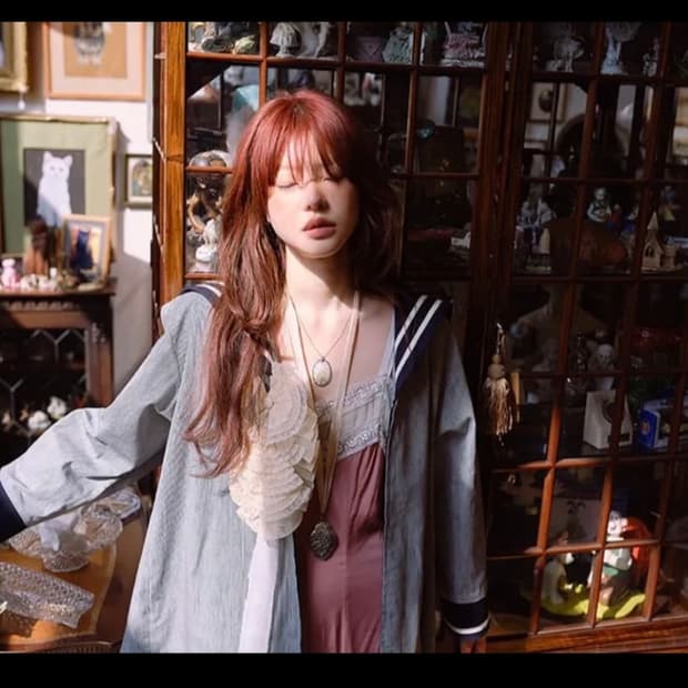 프레클 실크스트랩 세일러자켓  인 스트라이프