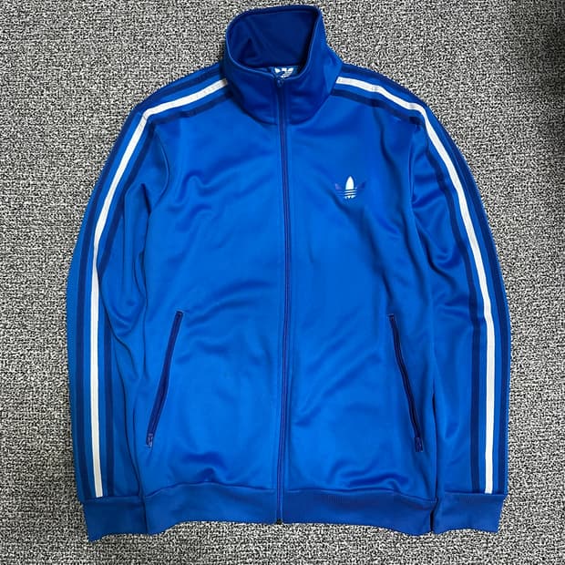 (105) 아디다스 파이어버드 트랙탑 져지 블루