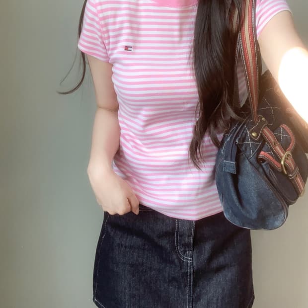 타미힐피거 반팔티