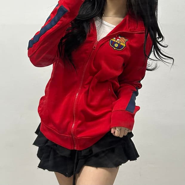 나이키 바르셀로나 13/14유니폼 대장급 트랙탑 희귀져지(100)