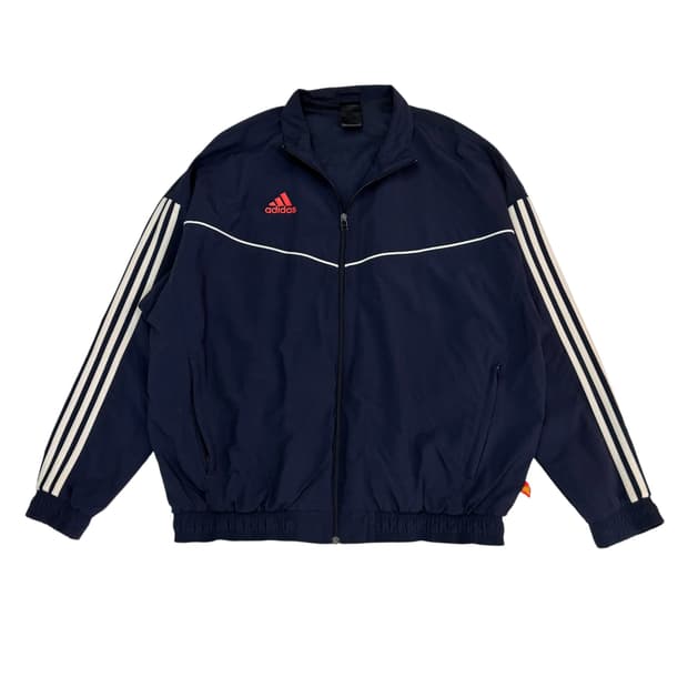 아디다스 네이비 우븐 바람막이