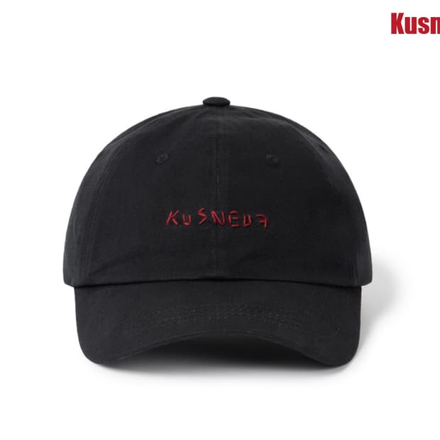 KUSNEUF Hand Stitch Logo Cap [Black]