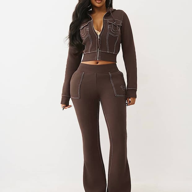 [새제품] 트루 릴리젼 빅티 스웻 셋업