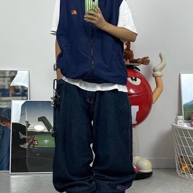 스타터 베스트 집업 stater vest zip-up