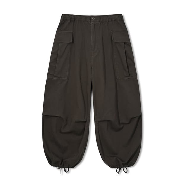 앵글런 anglan 정글 카고 벌룬 팬츠 다크브라운 새상품