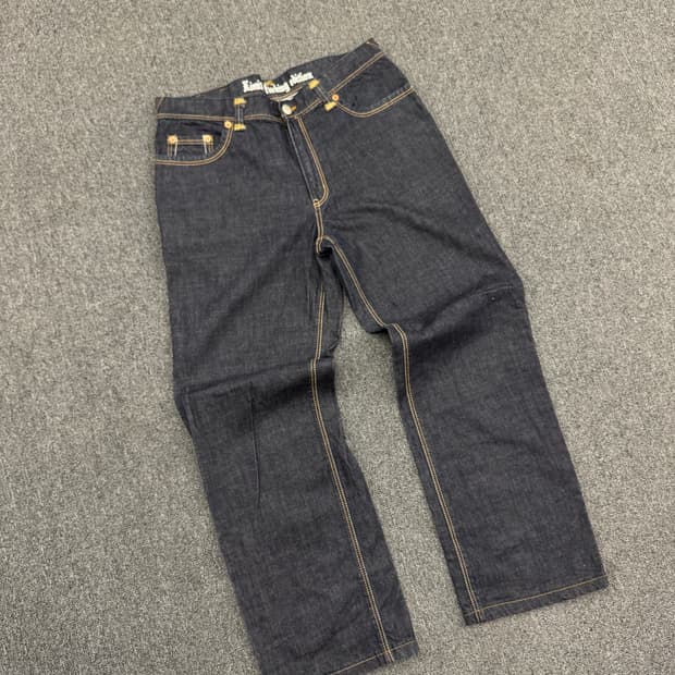 5th Street 빈티지 포켓자수 올드스쿨 힙합팬츠 데님팬츠