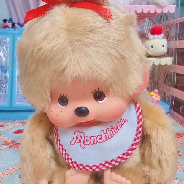 골드 금발 몬치치 여아 M 인형