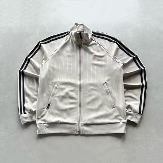 [L]아디다스 베이지 골드 트랙탑 져지