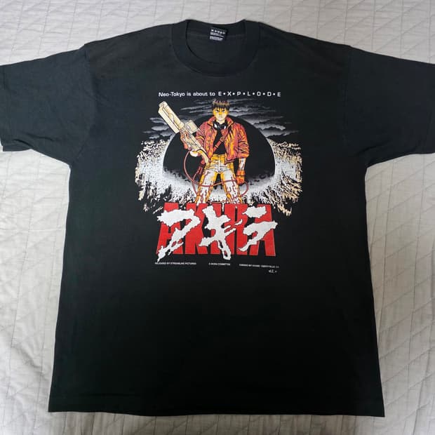 [XL] 90s 아키라 AKIRA 기모노 마이 하우스 빈티지 티셔츠
