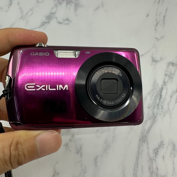 카시오 엑슬림 EX Z330 핑크 메이크업모드 가능
