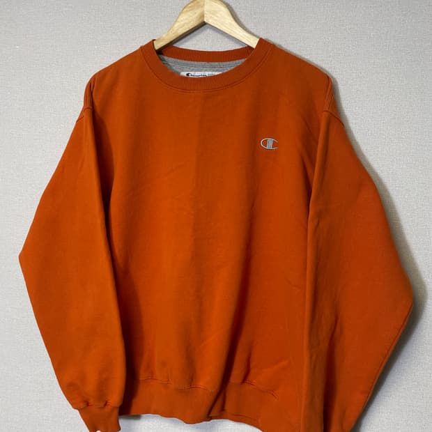 챔피온 오렌지 맨투맨