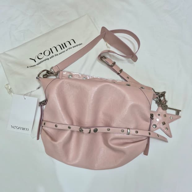 (새상품) 여밈 슬라우치백&키링세트