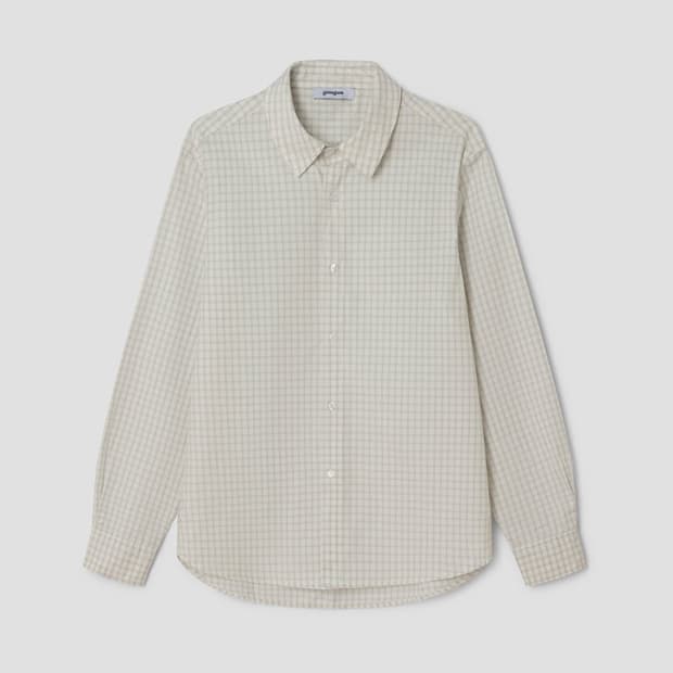 [XL]기마구아스 Suli 체크 셔츠/화이트