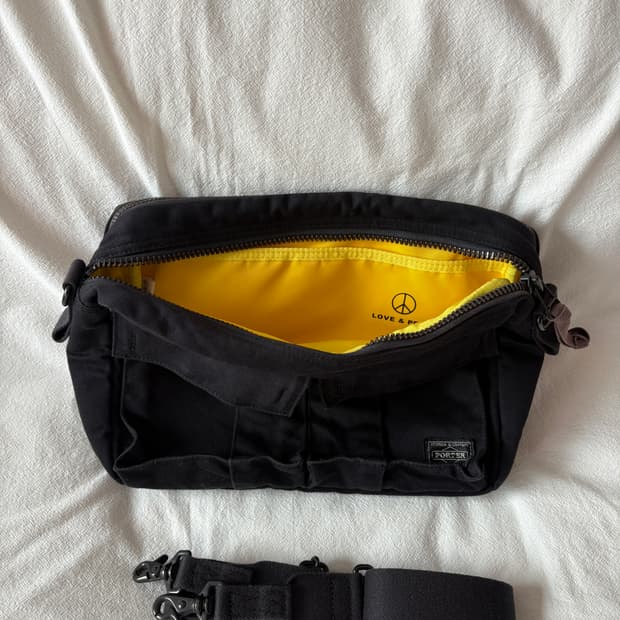 PORTER LOVE & PEACE SHOULDER BAG