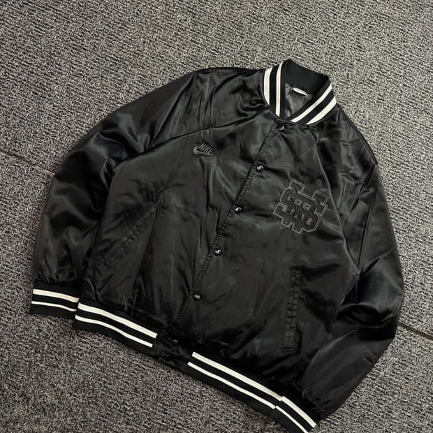 나이키 빅로고 사틴 스타디움 바시티 자켓 2230