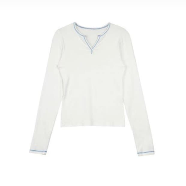 베뉴먼트 롱 슬리브 티 stitch easy long sleeve tee