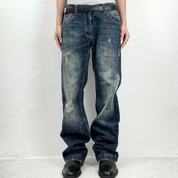 Dolce & Gabbana Straight Denim Pants