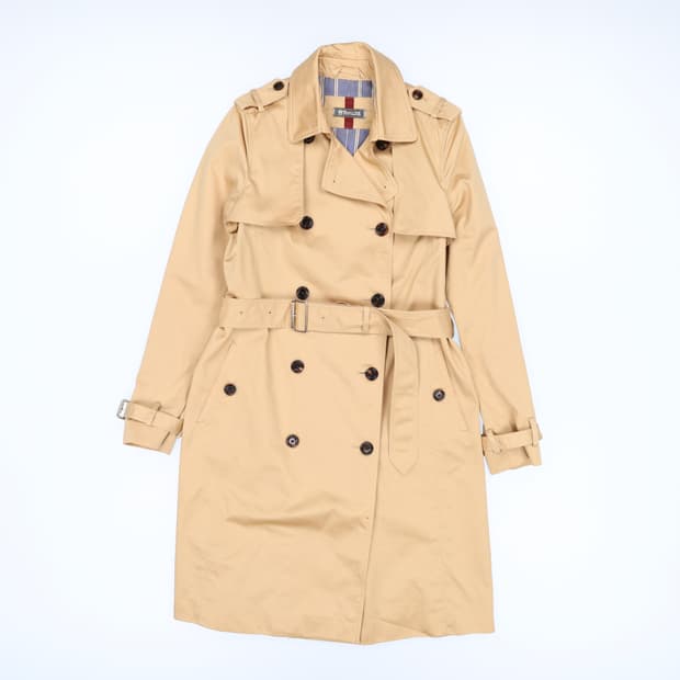 [M] 마시모두띠 여성 더블 버튼 트렌치 코트 N6964