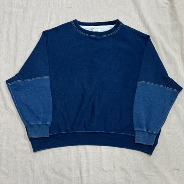 챔피온 리버스위브 스티치 가오리 스웻 맨투맨 L