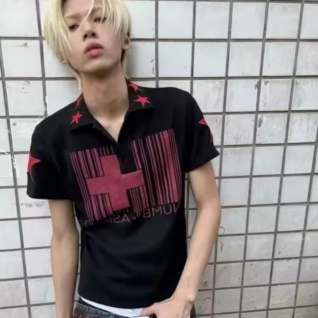 크롭 카라티 반팔