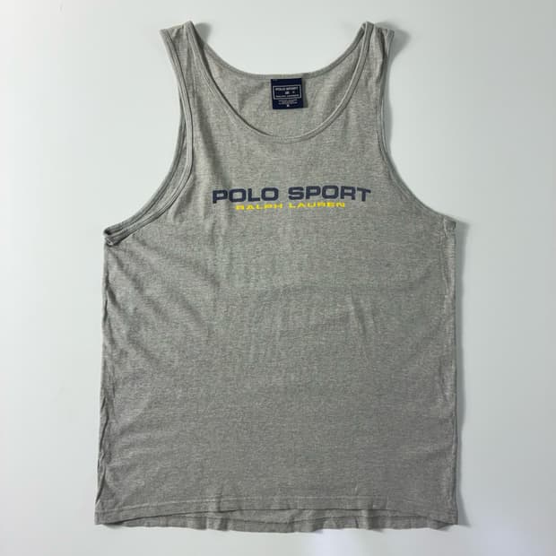 Polo  폴로스포츠  그레이 스펠아웃 탱크탑 