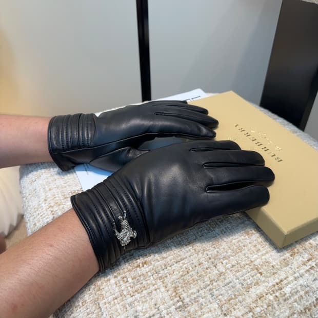 버버리 장갑 가을 겨울 보온 클래식 심플
