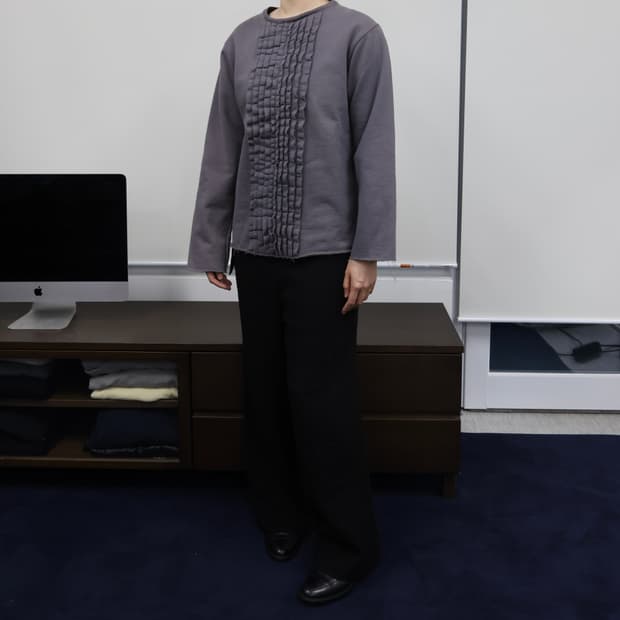 Monitaly frill sweatshirt