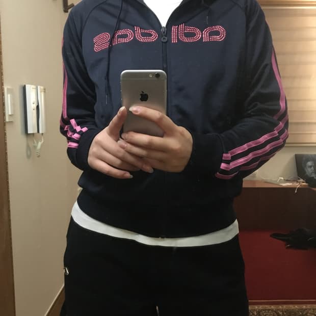 아디다스 Y2K 트랙탁 후드집업 져지