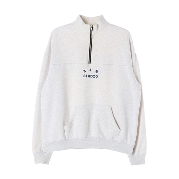 아이앱스튜디오 반집업 맨투맨 L