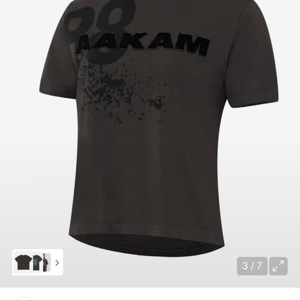 Aakam printed half tee