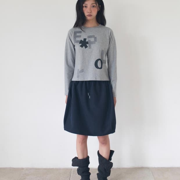 온스카 NYLON BALLOON SKIRT