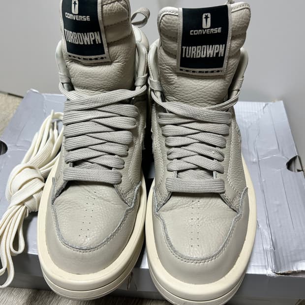 릭오웬스 다크쉐도우 x 컨버스 터보웨폰 하이 250