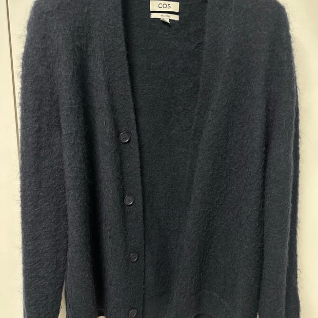 코스 울 가디건 네이비 L