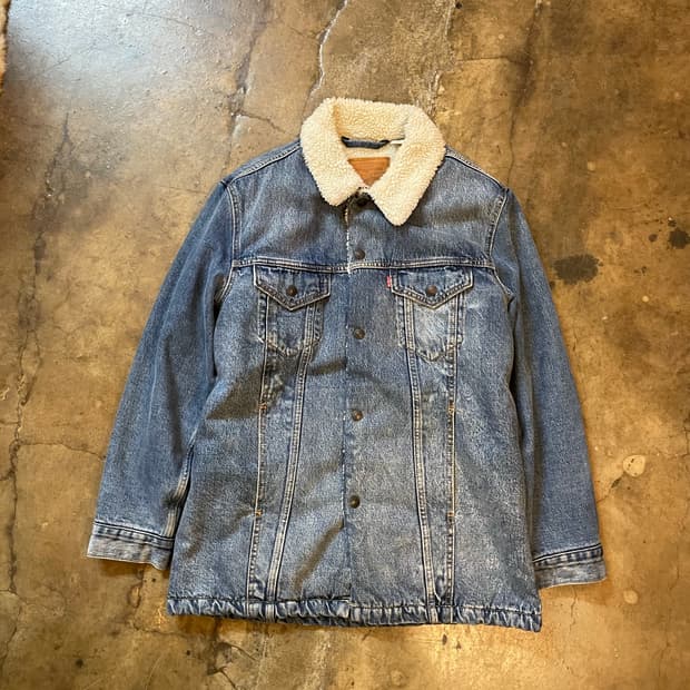 리바이스 big E 쉐르파 데님 자켓