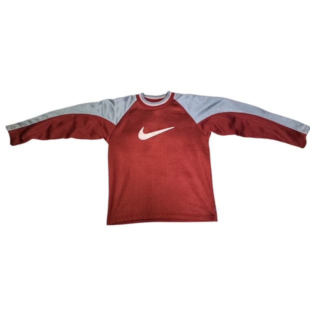 빈티지 00s 나이키 배색 슬리브 스웻셔츠 M