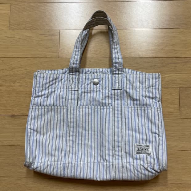 요시다 포터 70주년 한정 히코리 토트백 y2k