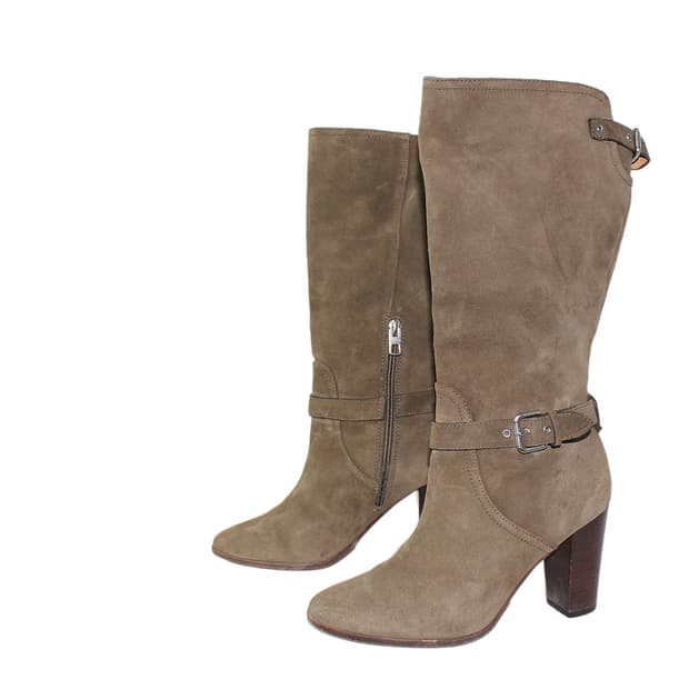 COACH 코치 스웨이드 부츠