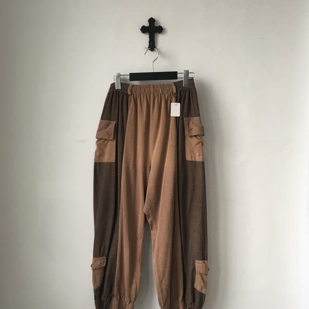 Multi pocket point sarouel pants