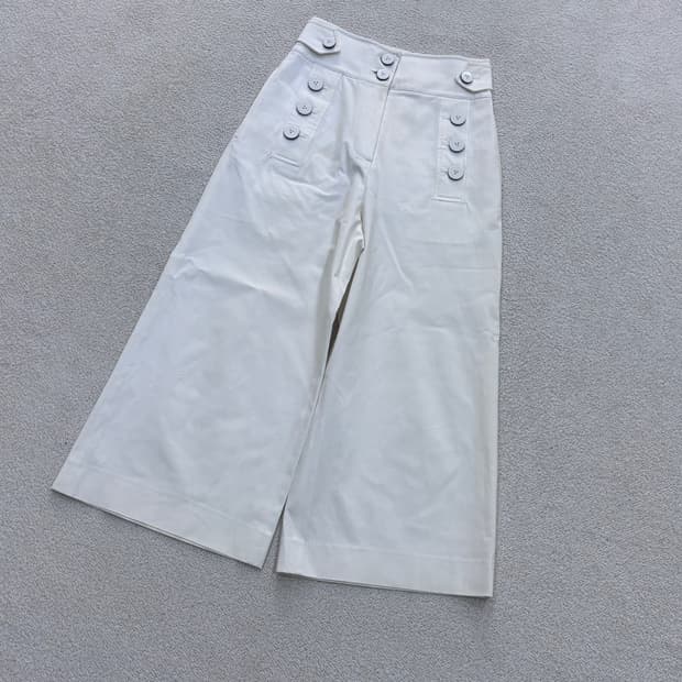 36 럭키슈에뜨 와이드 슬랙스 팬츠 0414E