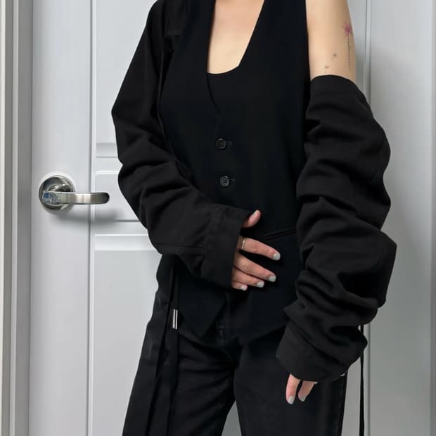 Ann Demeulemeester Denim Sleeves
