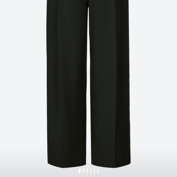 [새상품] 시스템옴므 이너 밴딩 와이드 팬츠 88(35)