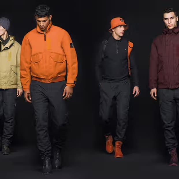 스톤아일랜드 리플렉티브 위브 립스탑-TC 카고팬츠