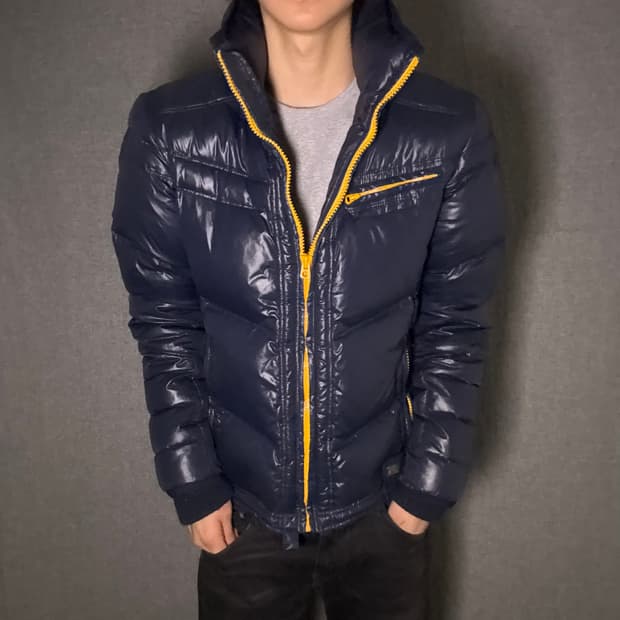 디젤 y2k 클로시 다운 푸퍼 패딩