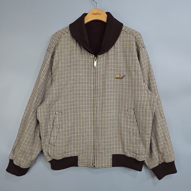 잭니클라우스(Jack Nicklaus) 빈티지 양면 울 블루종 자켓100