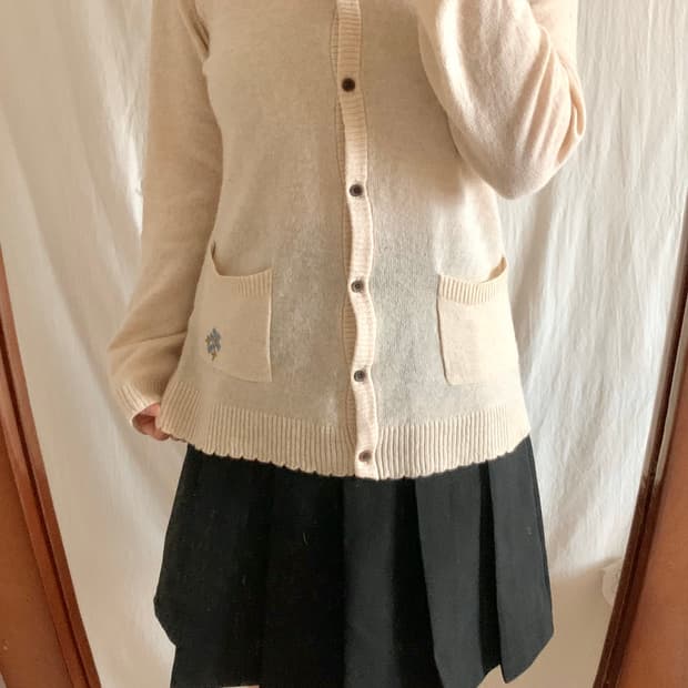 sm2 모리 자수 가디건